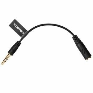 COMICA CVM-CPX 3.5mm Audio Female TRRS to Male TRS Cable Adapter TRRS-TRS Audio Converter for Canon Sony Nikon Cameras